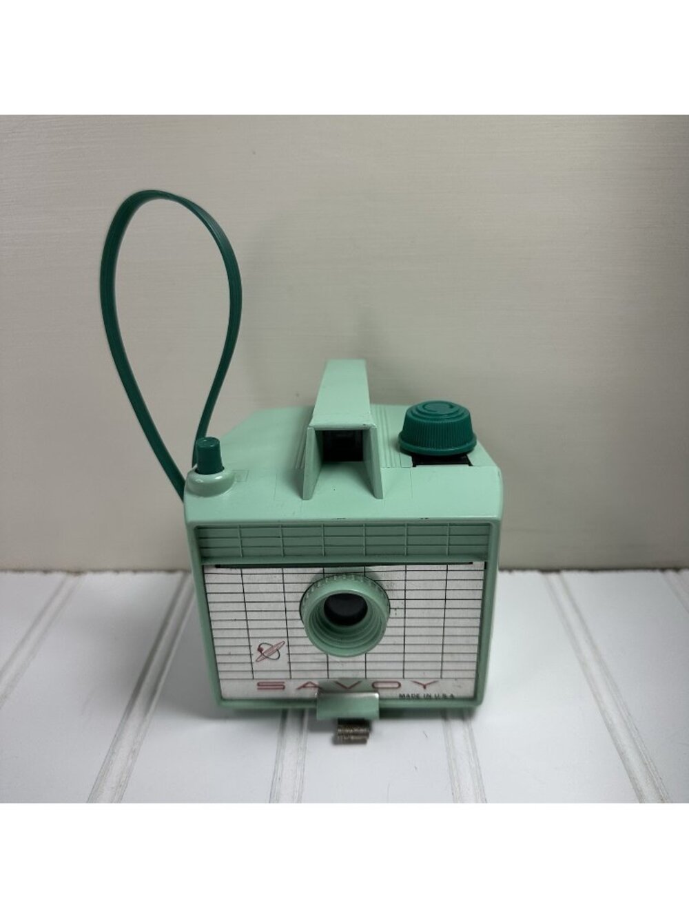 Vintage Imperial Savoy Box Camera Seafoam Mint Green USA 50’s 60’s 620 Film